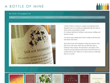 Tablet Screenshot of bottleofmine.com